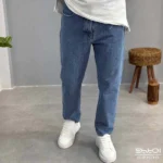 شلوار مام فیت ساده سه