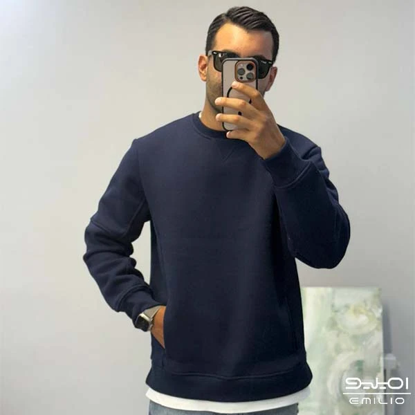 دورس مردانه سرمه ای آستین بلند کد 2