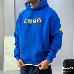 هودی کراش آبی کد 6